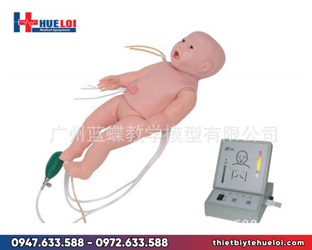 Mô hình trẻ sơ sinh thực tập cấp cứu ngừng tuần hoàn